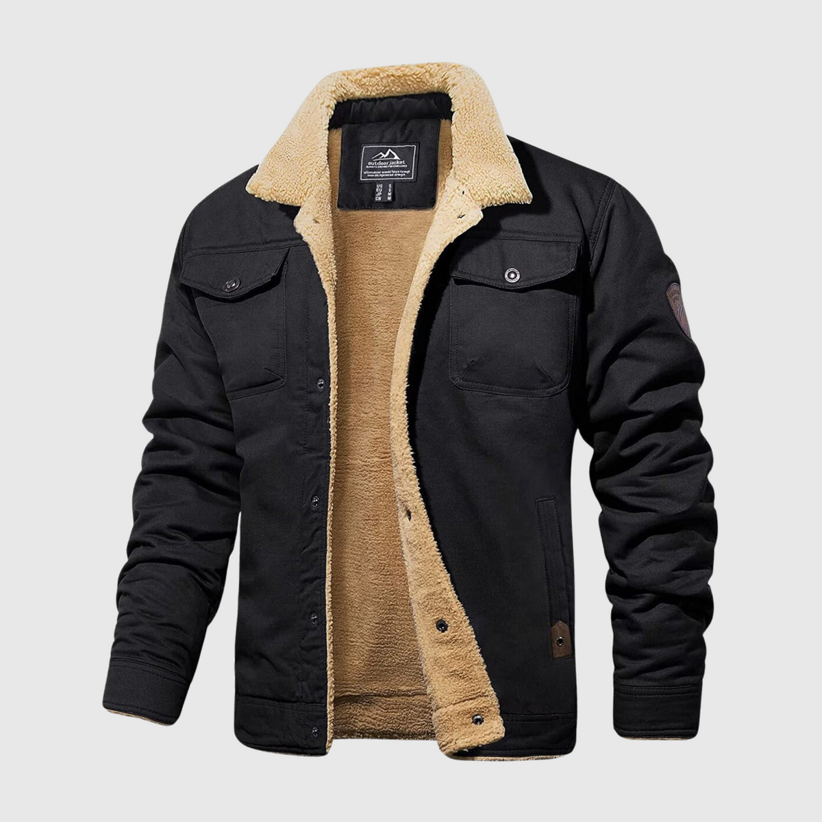 Hugo Lined Bomber Jacket afbeelding 1
