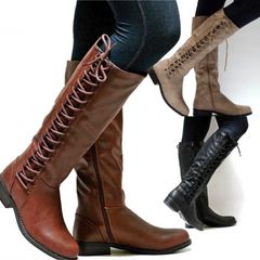Nina | Comfortabele hoge laarzen in de kleur 35 voor dames in stijl ideaal voor de herfst.