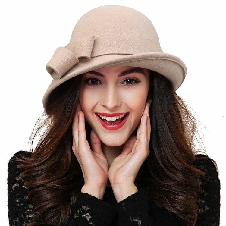 Nina | Vintage & stijlvolle fedora in de kleur Khaki voor dames in Heritage stijl ideaal voor de herfst.