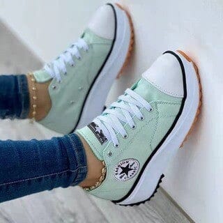 Orthopedische Dames Sneakers in de kleur Groen voor dames in stijl ideaal voor de winter