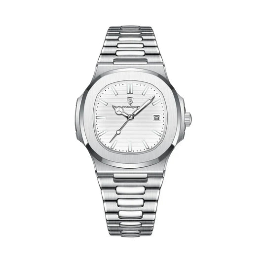 Philippe | Waterdichte klassieke horloge voor mannen in de kleur Wit voor heren in Outdoor stijl geschikt voor alle seizoenen.