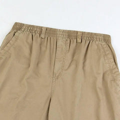 Serran | Katoenen pantalon in de kleur Zwart voor heren in Formal stijl geschikt voor alle seizoenen.