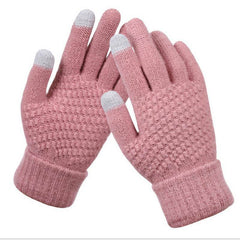 Sophie | Stijlvolle en functionele gebreide handschoenen in de kleur Roze voor dames in stijl ideaal voor de winter