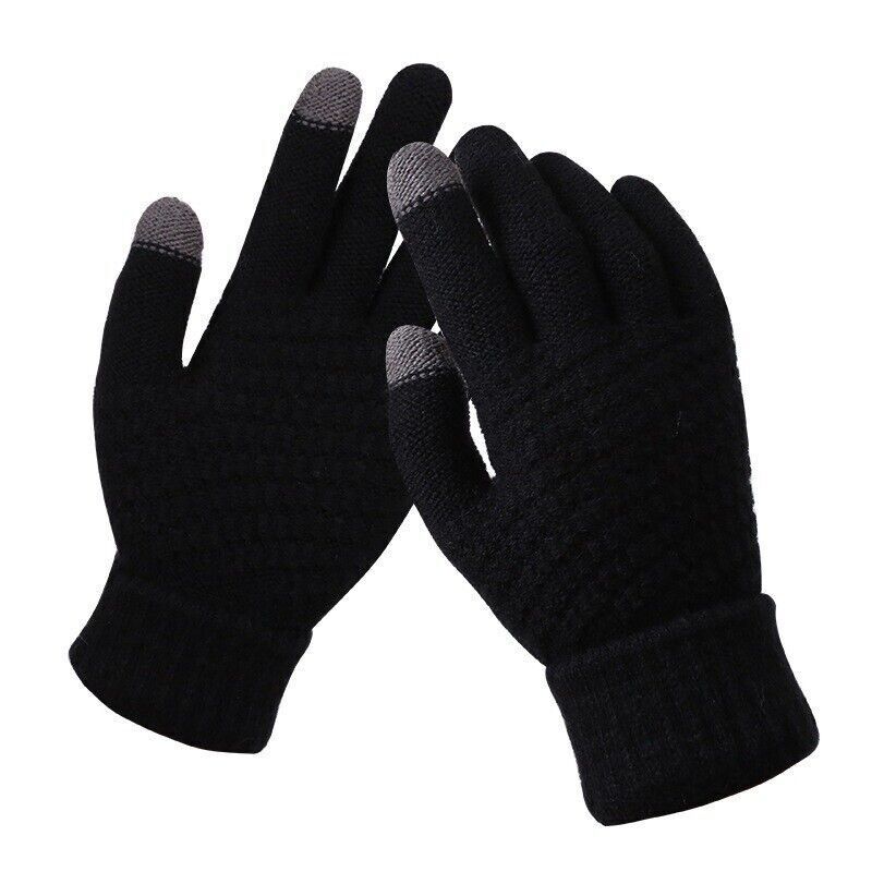Sophie | Stijlvolle en functionele gebreide handschoenen in de kleur Zwart voor dames in stijl ideaal voor de winter