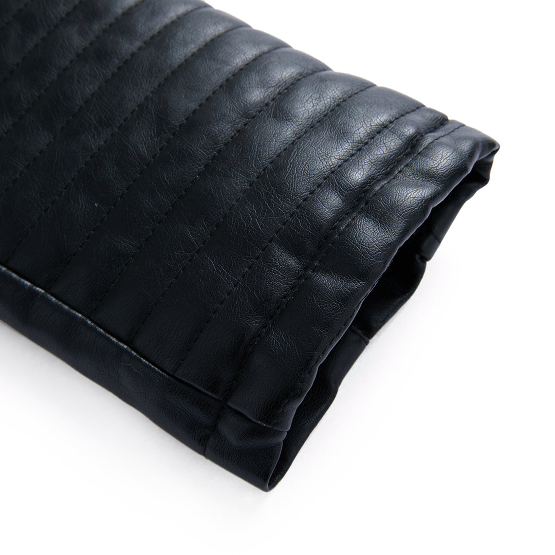Sophie | Stijlvolle leren jas in de kleur Zwart voor dames in stijl ideaal voor de herfst.