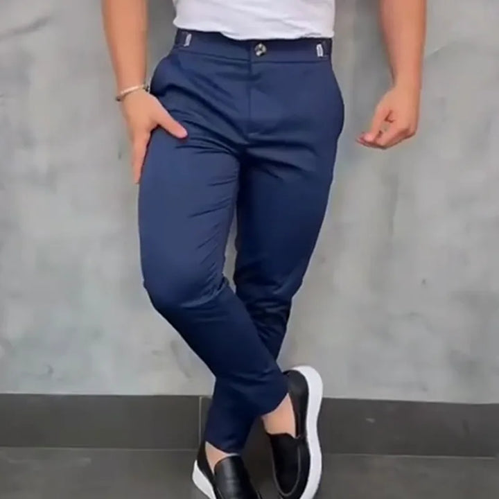 Slim fit chino's met stretch
