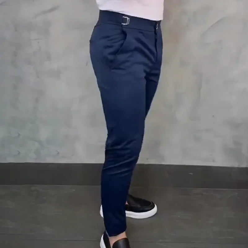 Slim fit chino's met stretch
