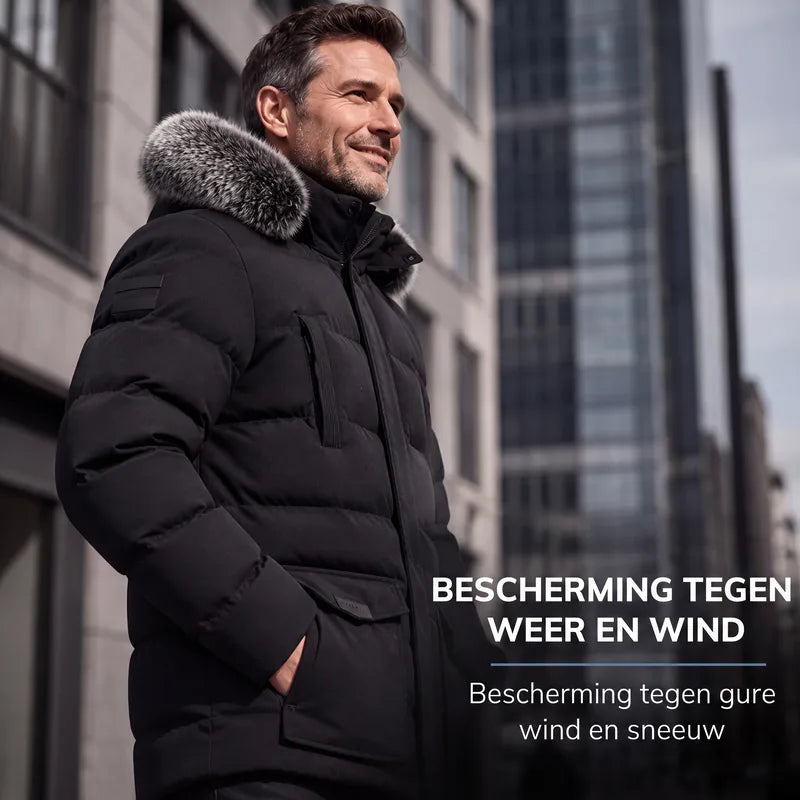 Parka met faux fur capuchon