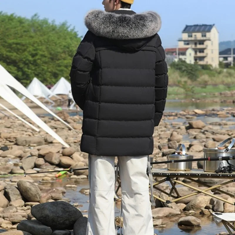 Parka met faux fur capuchon