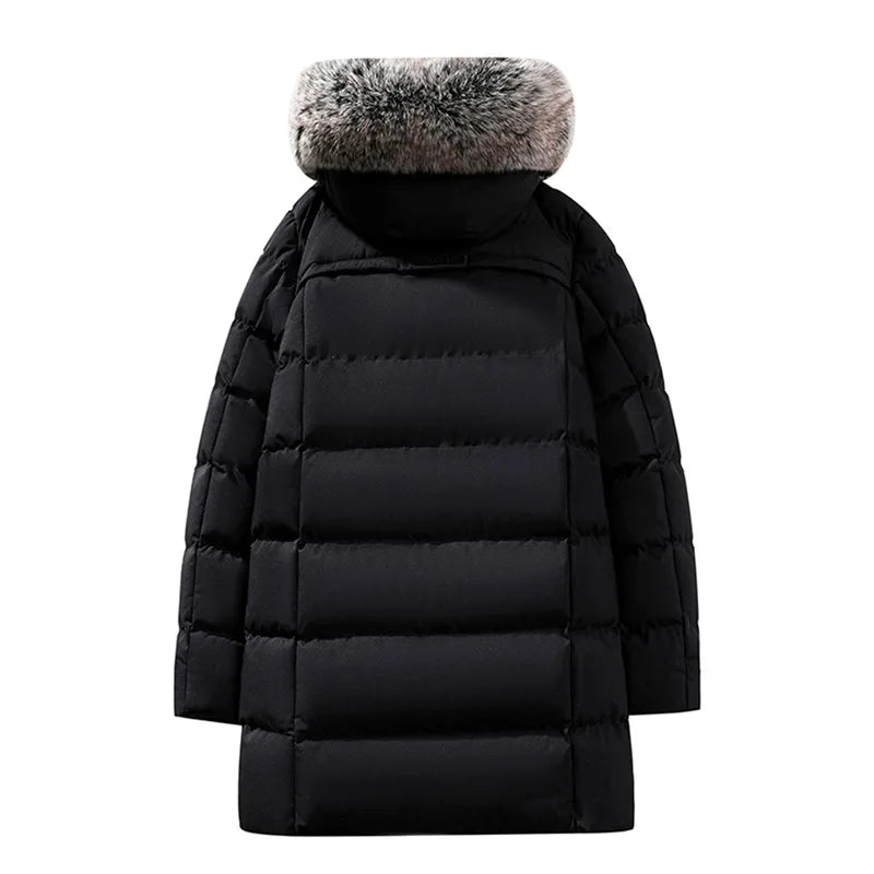 Parka met faux fur capuchon
