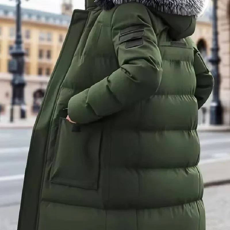 Parka met faux fur capuchon