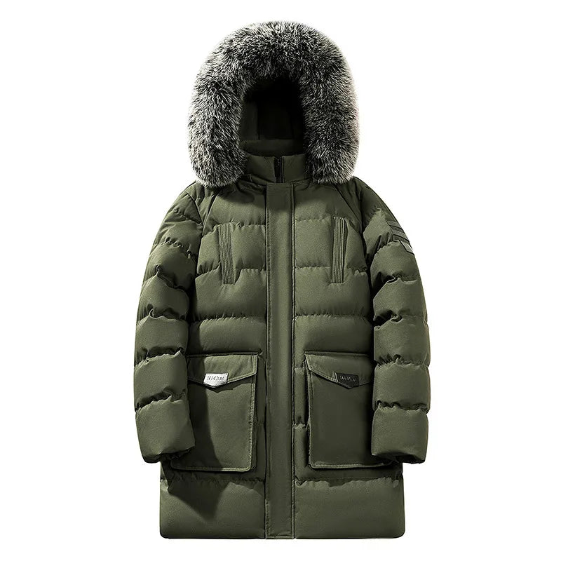 Parka met faux fur capuchon