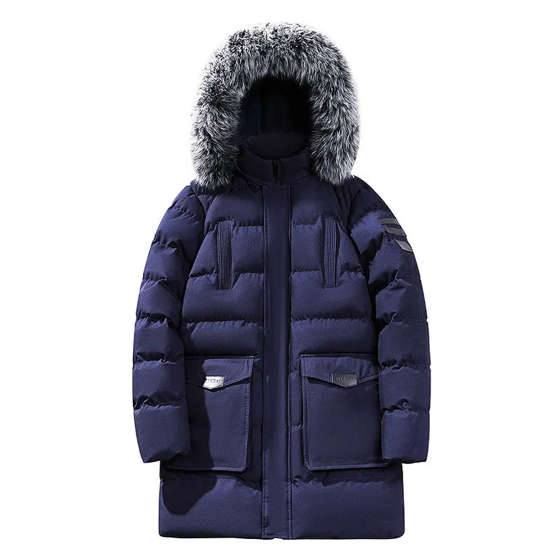 Parka met faux fur capuchon