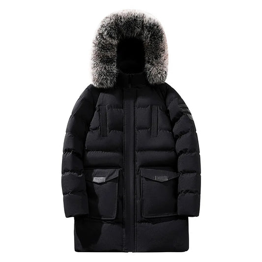 Parka met faux fur capuchon