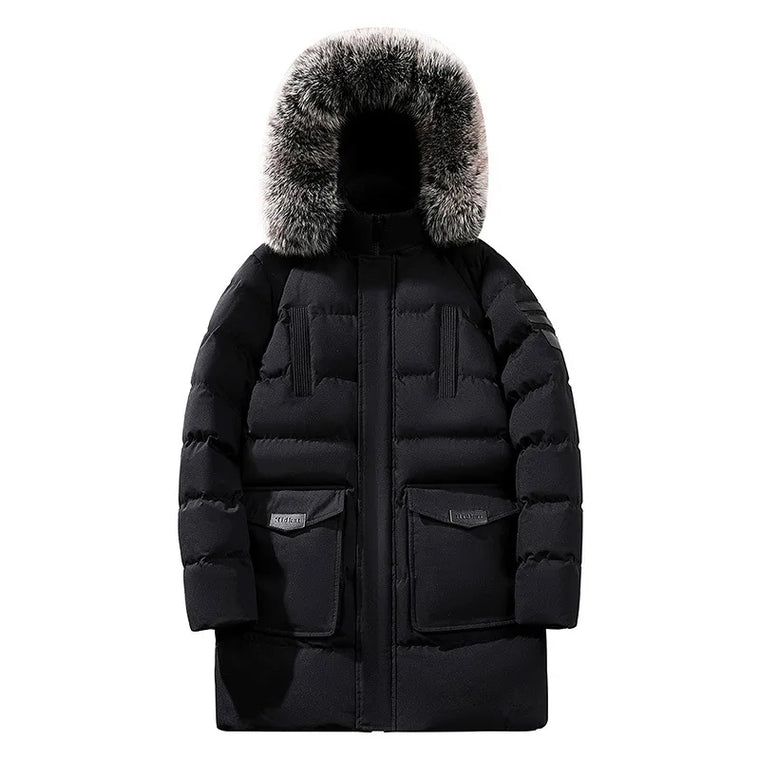 Parka met faux fur capuchon