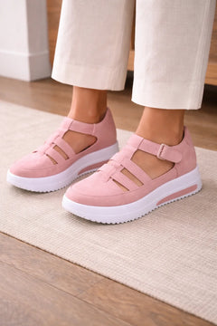 Platform schoenen met cutouts