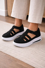 Platform schoenen met cutouts