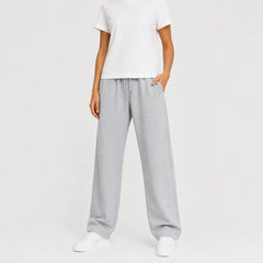 Jogger broek met brede pijpen