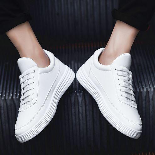 Louis | Casual leather tennis sneakers afbeelding 4