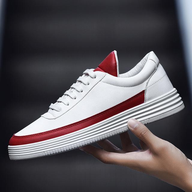 Louis | Casual leather tennis sneakers afbeelding 7