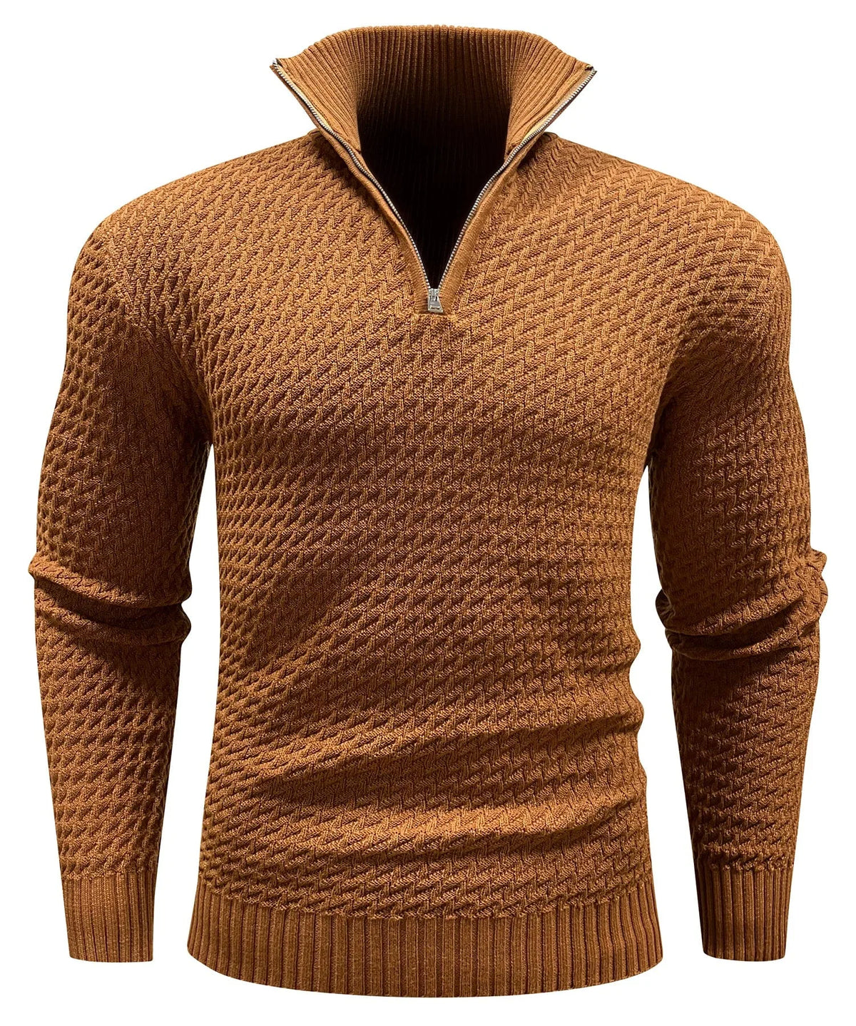 Zip-up trui met turtle
