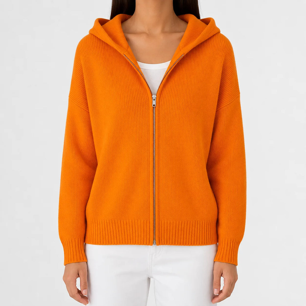 Zip-up hoodie met lange mouwen