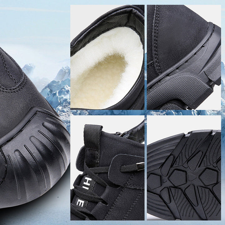 Theo | Heren sneaker in de kleur Zwart voor heren in Smart-casual stijl geschikt voor alle seizoenen.