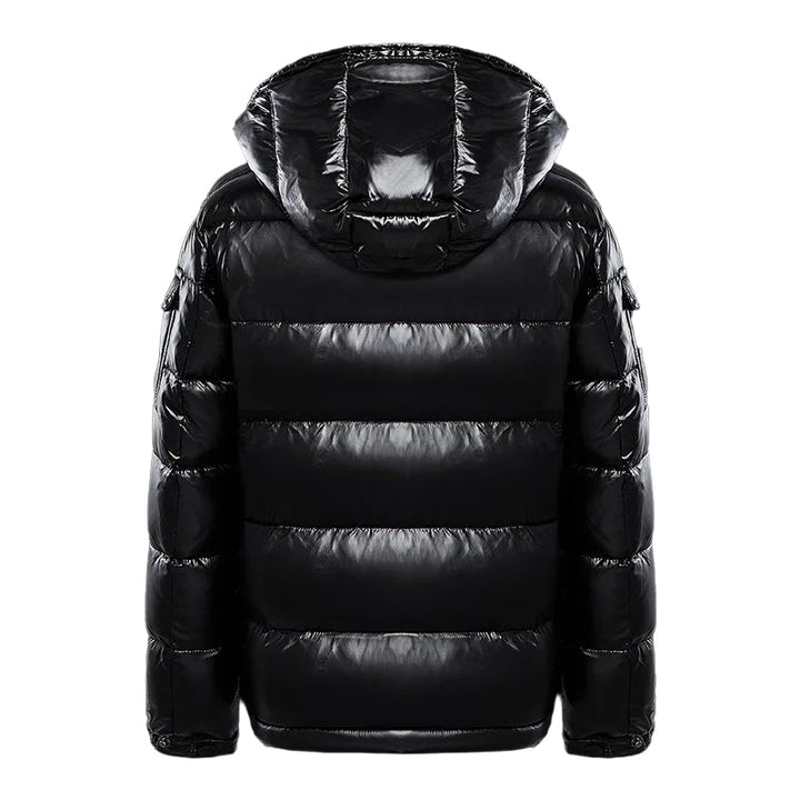 Tommy | Glanzende pufferjack voor heren in de kleur Zwart voor dames in Outdoor stijl ideaal voor de winter