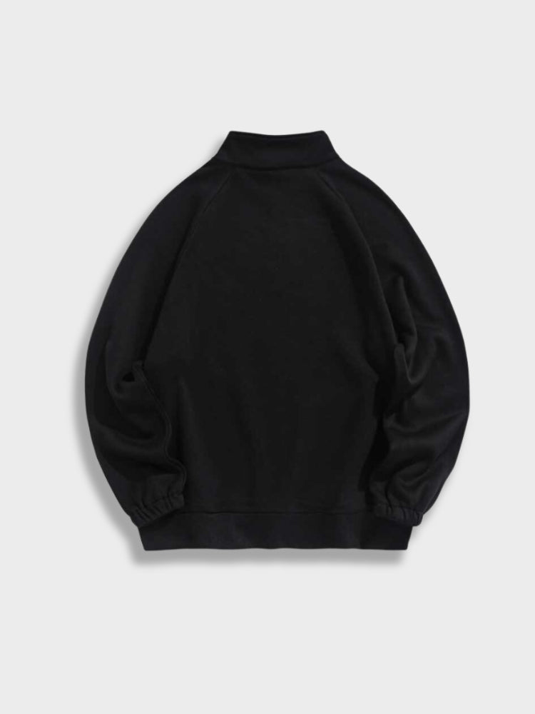 Vintage Brooklyn Zipper in de kleur Zwart voor dames in stijl ideaal voor de herfst.