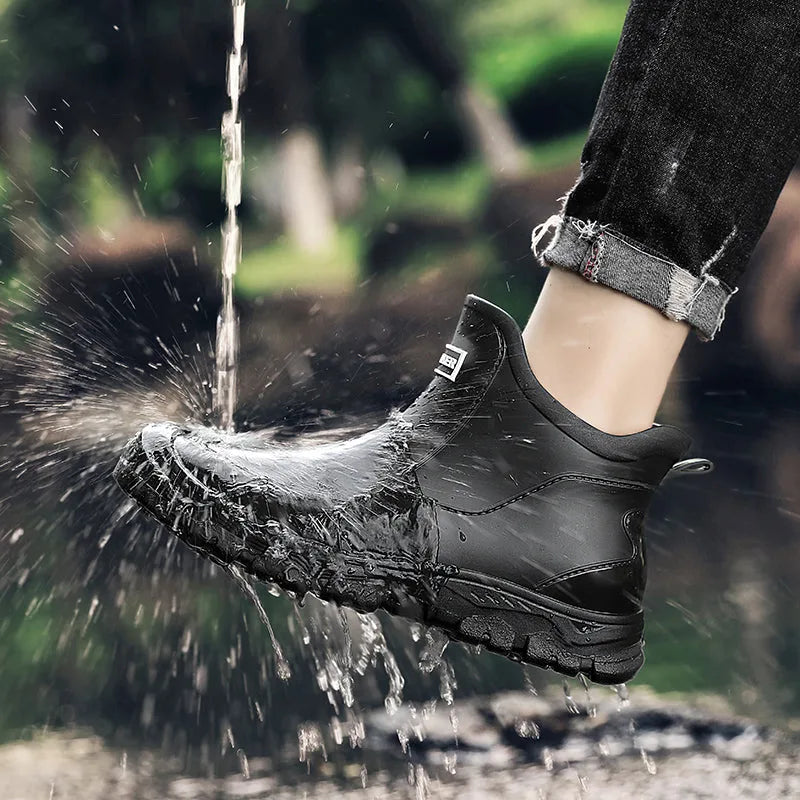 Enkellaarzen met slip-on design