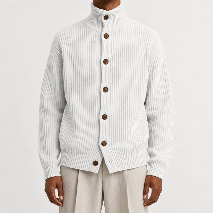 Cardigan met roll neck