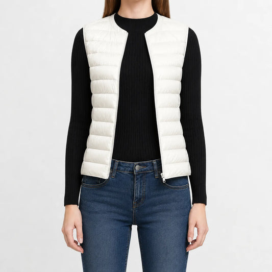 Lichtgewicht quilted gilet