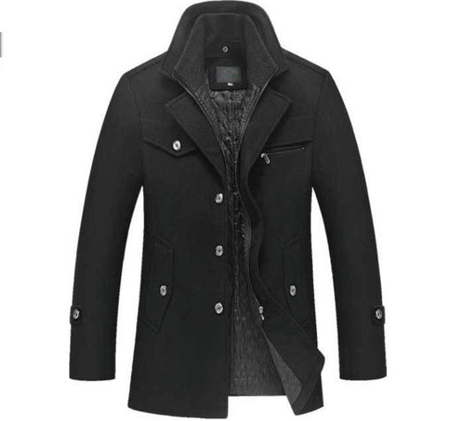 Ralph | Winter wool warm pea coat afbeelding 5