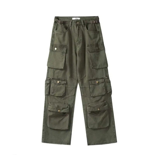 Yara | Casual overall met meerdere zakken in de kleur Groen voor dames in Streetwear stijl geschikt voor alle seizoenen.