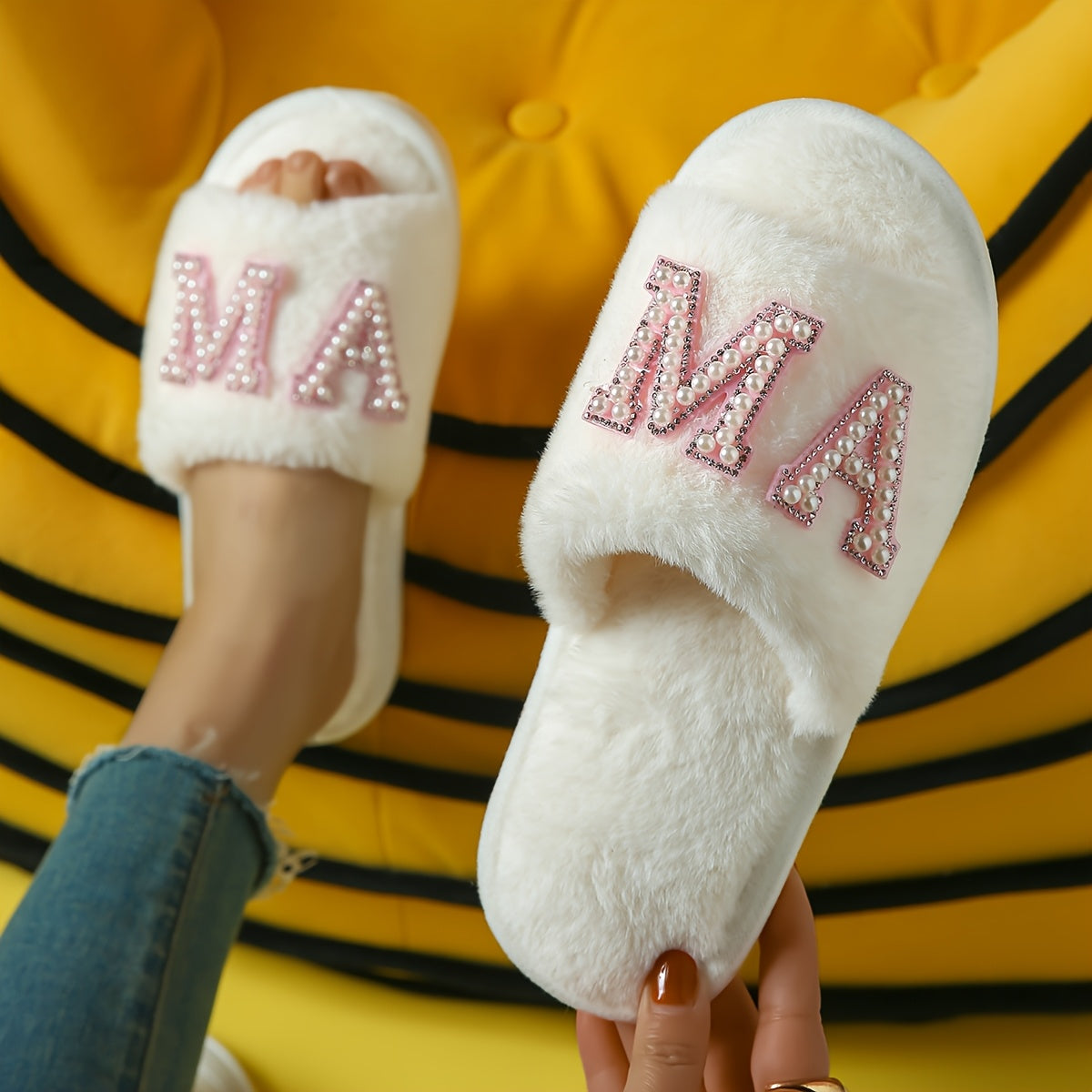 Zoë | Comfortabele Ademende Slippers met Antislip Zool