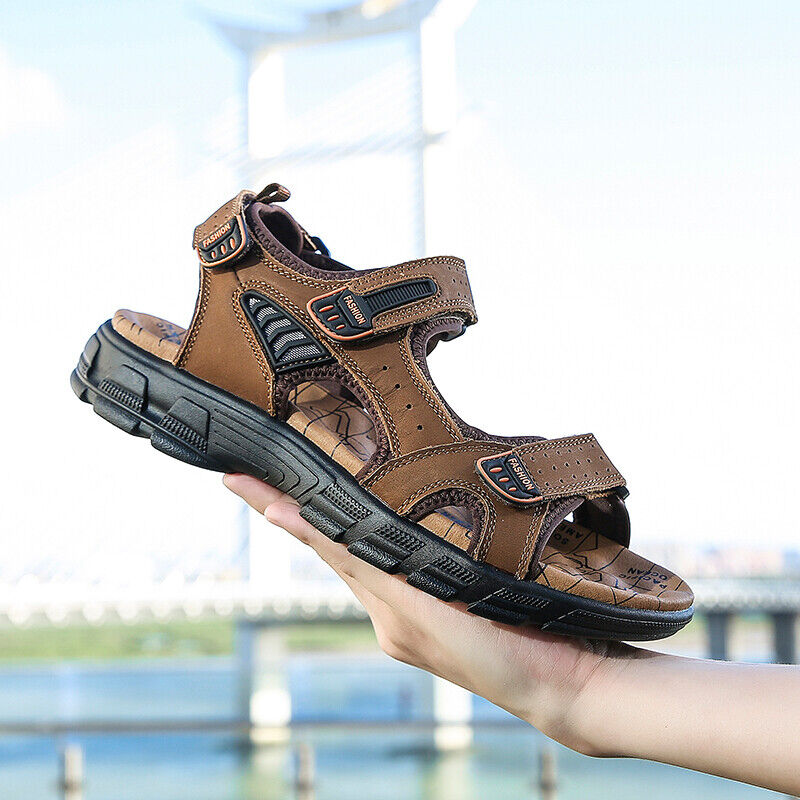 Hudson | Orthopedische Sandalen met klitterband voor mannen en vrouwen in de kleur Zwart voor heren in stijl geschikt voor alle seizoenen.