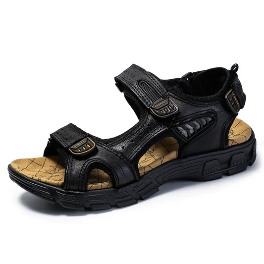 Hudson | Orthopedische Sandalen met klitterband voor mannen en vrouwen in de kleur Zwart voor heren in stijl geschikt voor alle seizoenen.