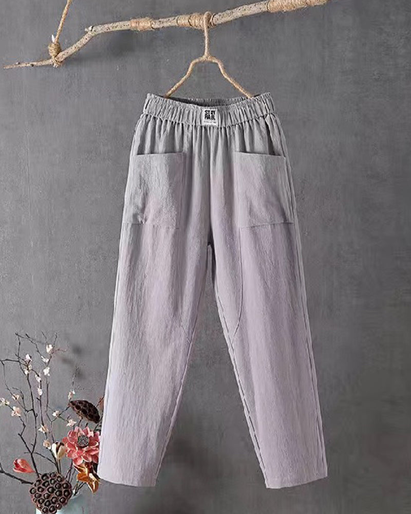 Pantalon voor vrouwen in de kleur Grijs voor dames in Formal stijl ideaal voor de herfst.
