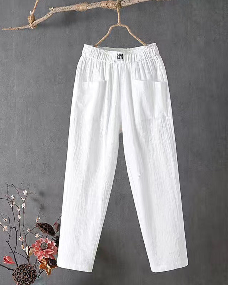 Pantalon voor vrouwen in de kleur Wit voor dames in Formal stijl ideaal voor de herfst.