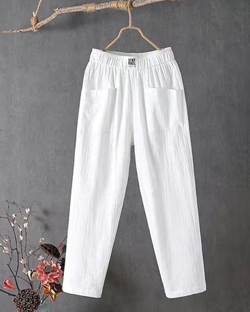 Pantalon voor vrouwen in de kleur Wit voor dames in Formal stijl ideaal voor de herfst.
